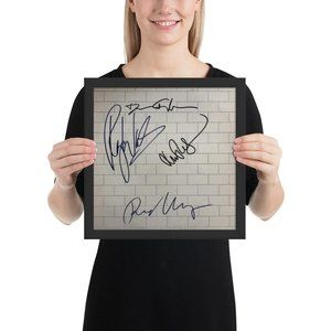 Pink Floyd The Wall signed album REPRINT